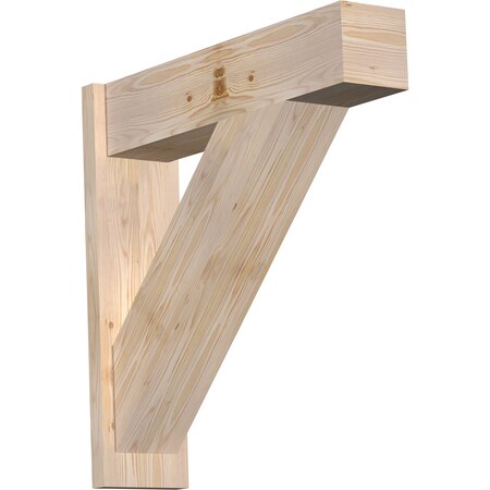 Ekena Millwork Traditional Block Smooth Outlooker, Douglas Fir, 7 1/2"W x 30"D x 30"H OUT08X30X30TRA05SDF